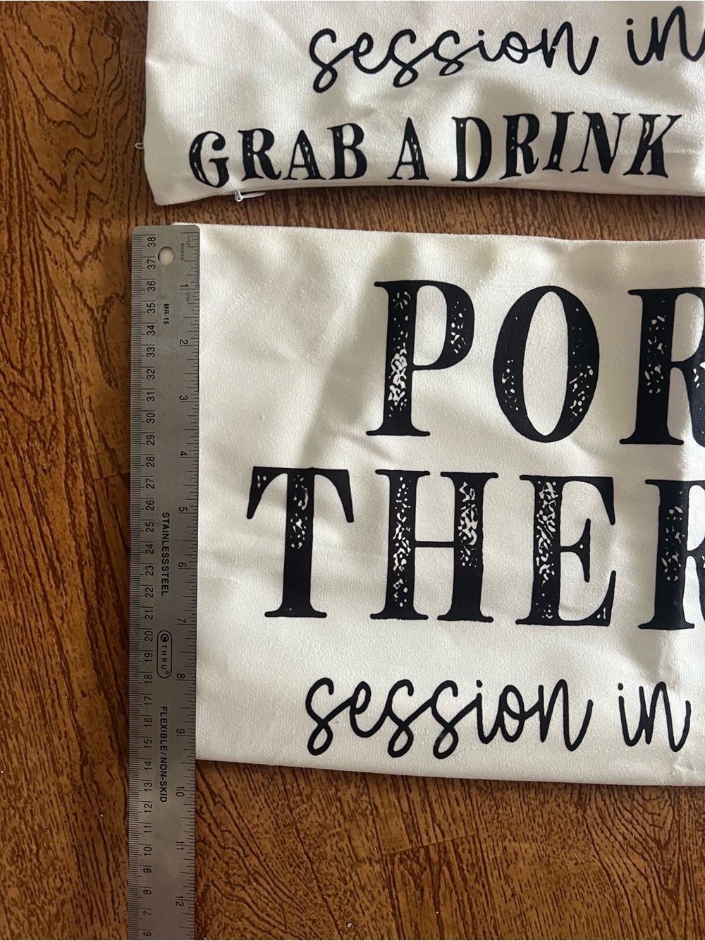 Amazon Porch Therapy Accent Pillow Covers in White and Black set of two - Picture 4 of 6